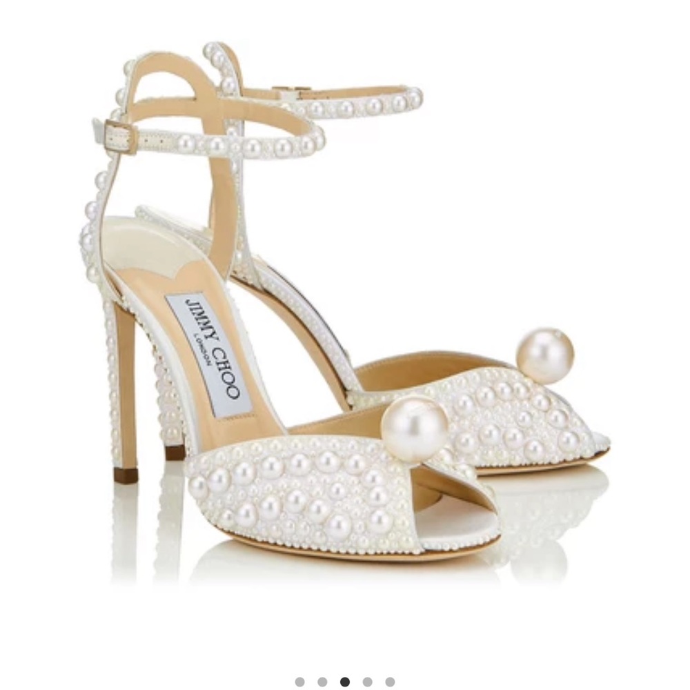 Jimmy Choo Sacora Pearl Heels